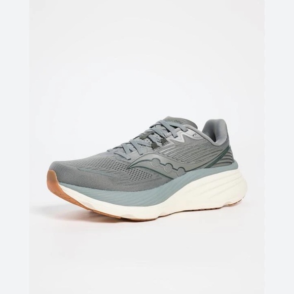 Saucony Other - Saucony Hurricane 24 men size 10.5 Gray Athletic Running Shoes with Gum Sole
